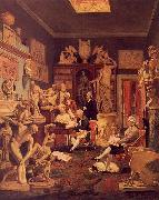  Johann Zoffany Charles Towneley's Library in Park Street Germany oil painting reproduction